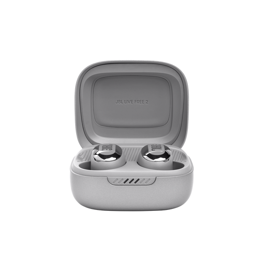JBL Live Free 2 TWS - Silver - True wireless Noise Cancelling earbuds - Detailshot 1 image number null